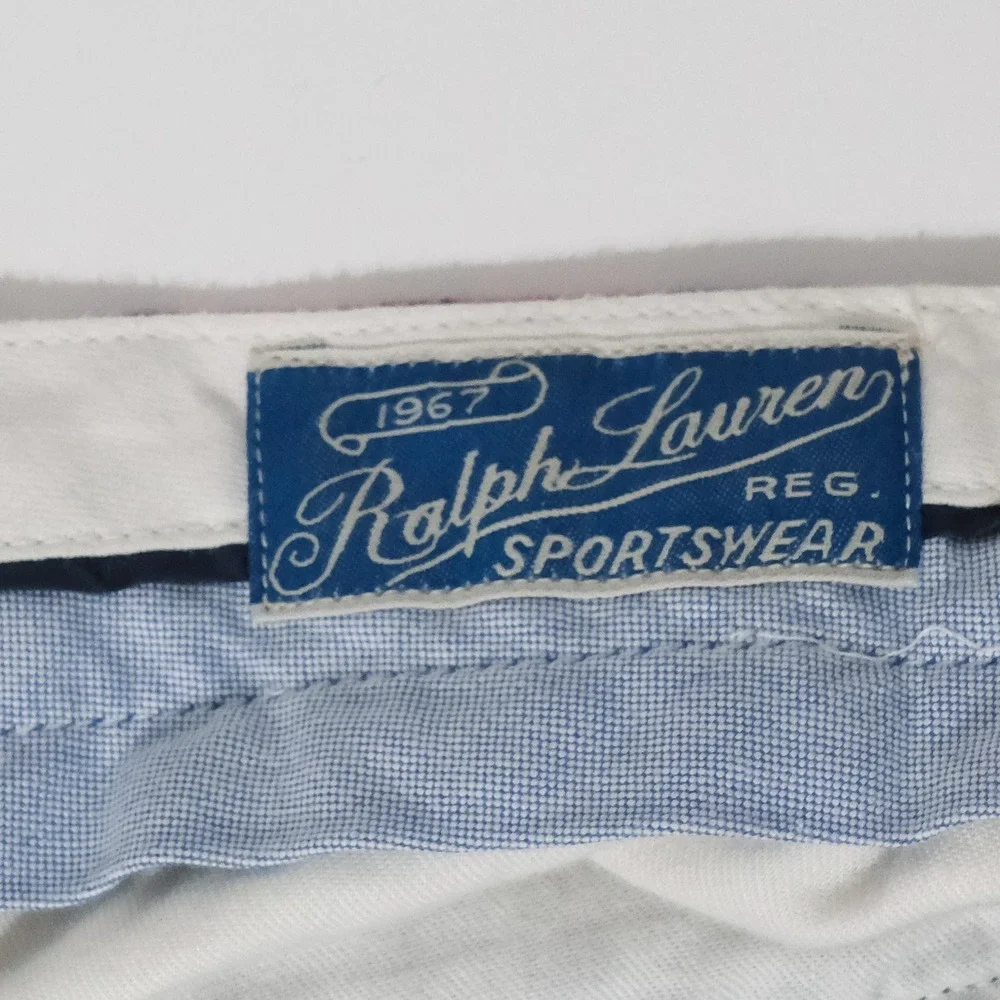 Vintage Polo Ralph Lauren Shorts Mens 36 Plaid Cotton 10